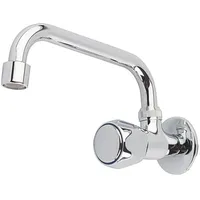 Einzel-Wandarmatur mit Einhebelmischer, C-Auslauf