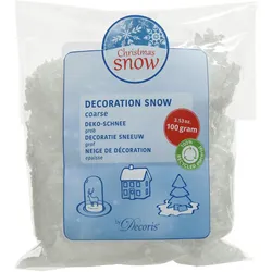 Kunstschnee - Beutel - recycelter Kunststoff - 100g - grob - weiß