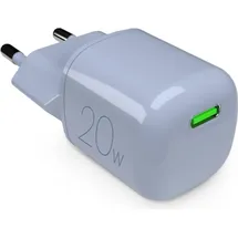 PURO Reiselader 20W USB-C Wall Charger - GaN technology, Blau