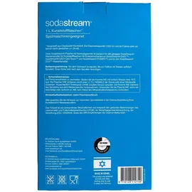 Sodastream Fuse PET-Flasche 2 x 1 l schwarz