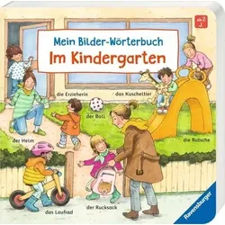 RAVENSBURGER 41918 Mein Bilder-Wörterbuch: Im Kindergarten