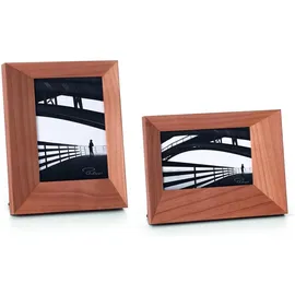 philippi Focus Bilderrahmen Erlenholz braun 13x18 cm 3er Set