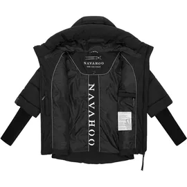Navahoo Wintrjacke Lotusherz XIV schwarz XL