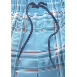 H.I.S. Badeshorts Karo Blau S