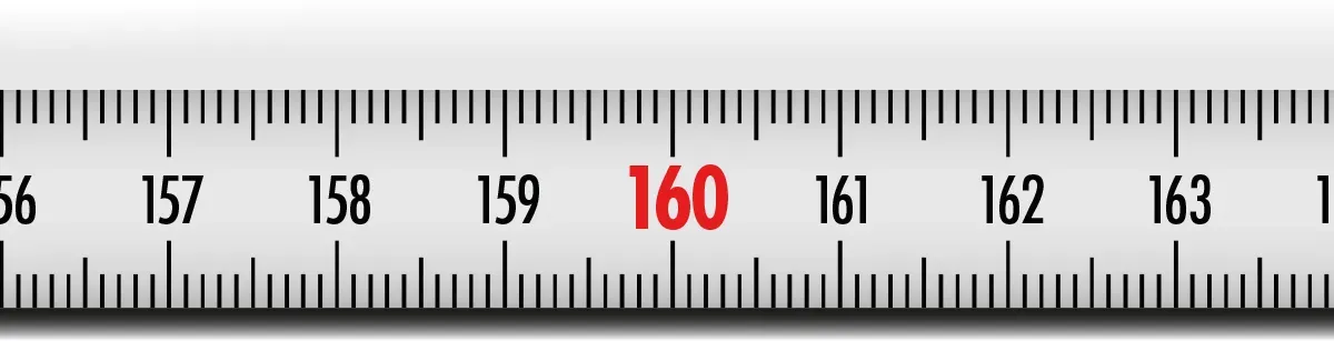 Richter, SK527WSA Skalenbandmaß 3m mit Selbstklebefolie – Bezifferung von links nach rechts – weiß lackiert – Breite: 13mm