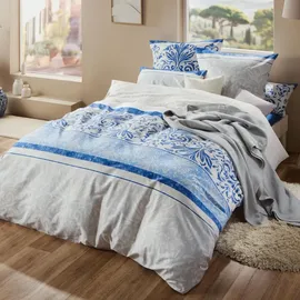 Erwin Müller Bettwäsche blau 240x220 cm 40x80 cm)