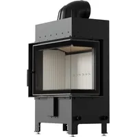 Kratki Kamineinsatz aus Stahl KRATKI LUCY rechts 12 kW