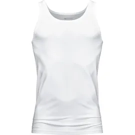 MEY Achselhemd "Dry Cotton", Herren, Gr. 5M, N-Gr, weiß, Single Jersey, Obermaterial: 57% Baumwolle, 38% Polyester, 5% Elasthan, unifarben, körpernah, Rundhals, Unterhemden, mit körpernaher Passform, Single-Jersey, atmungsaktiv