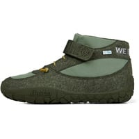 Affenzahn Wintersneaker Wolle Dreamer wasserdicht, warm gefüttert aus recycelter Wolle Größe 31-37 Waldgrün - Grün - 37 EU