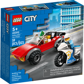 Lego City Verfolgungsjagd mit dem Polizeimotorrad 60392