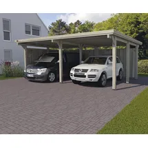 Weka Doppelcarport 618 6,03 x 5,12 m kdi mit Trapezblech