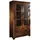 Massivmoebel24 Vitrine Sheesham 100 x 45 x 180 cm Braun
