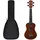 vidaXL Ukulele Set Sopran Soprano), Ukulele, Braun