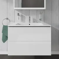 Duravit L-Cube Waschtischunterschrank, 2 Auszüge, LC624102222