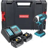 Makita DTD152SFJ-R inkl. 2 x 3,0 Ah + Ladegerät + RHINO Toolcase