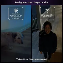 Philips Hue Secure Kamera Bundle Weiß/Blau