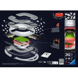 Ravensburger Allianz Arena bei Nacht