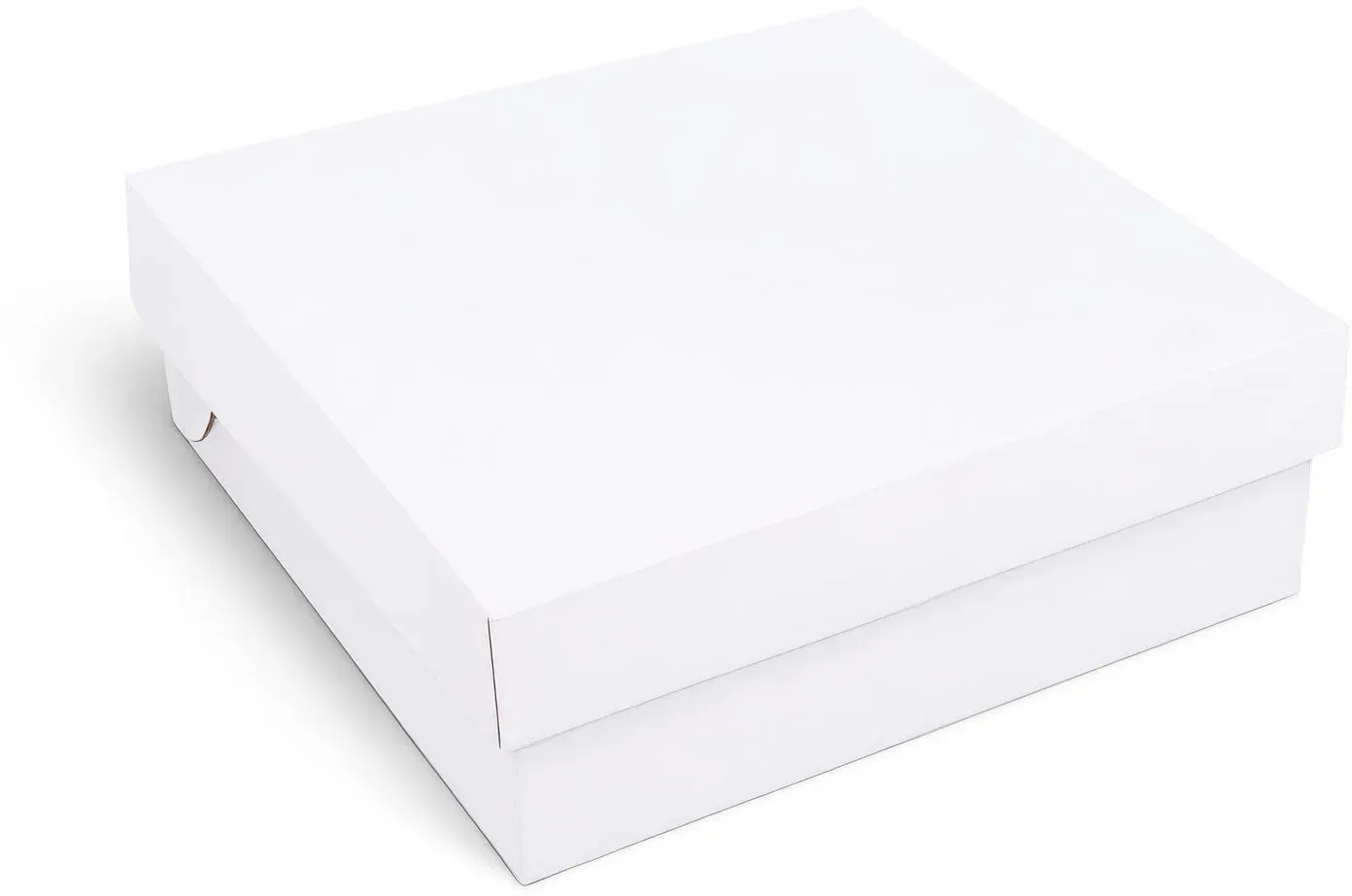 Kuchenkarton Tortenkarton, 28x28x10cm, weiß, 100 Stk.