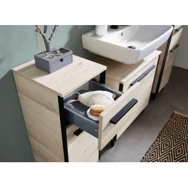 Vito Unterschrank ALOMI, Polar Pinie Dekor - B 30 cm - 1 Tür - 1 Schublade
