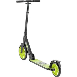 Star Scooter Alu City Tretroller klappbar, Big Cruiser Schwarz Grün