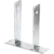 GAH Alberts Zaunpfosten 20 x 6 cm Grau/Feuerverzinkt
