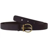 KMISSO Damengürtel Leder 90 cm Braun