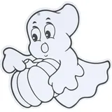 FIESTAS GUIRCA | 6 Halloween-Silhouetten zum Ausmalen (14 cm) – Dekoration für Trick oder Treat und Halloween-Partys – ideal für Kinder und Erwachsene – perfekt für Feiern und Veranstaltungen –