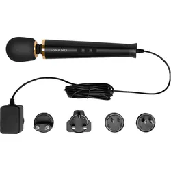 Powerful Petite Plug-In Massager, 25,4 cm, schwarz