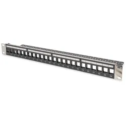 DIGITUS Modulares Patchpanel für Keystone Jacks 1HE - unbestückt