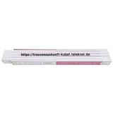Dönges Gliedermaßstab 2 m Weiß/Rot 16 mm