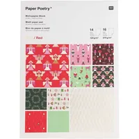 Rico Design Mixed Paper Pad, Xmas