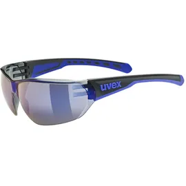Uvex Equate Sonnenbrille Black Blue Matt/Mirror Blue