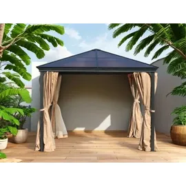 Jet-Line Pavillon Suez II 3 x 3 m Braun