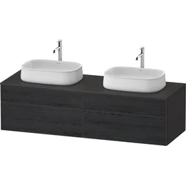 Duravit Waschtischunterschrank 2 Auszüge 160 x 44,2 x 55 cm Eiche Schwarz/Graphit Matt