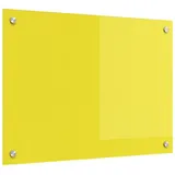 vidaXL Küchenrückwand Gelb 70x50x0,6 cm Sicherheitsglas
