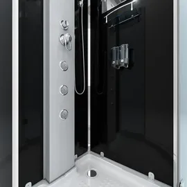 AcquaVapore D37-23R0 Dusche Duschtempel Komplett Duschkabine 100x100 OHNE 2K Scheiben Versiegelung
