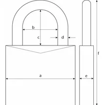 ABUS - Zahlenschloss 155/20 B/sb