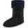 Ladeheid Kinder Mädchen Jungen Wärmende Stiefelsocken für Gummistiefel Innenschuh KL058 (Schwarz, 32 EU). - 32