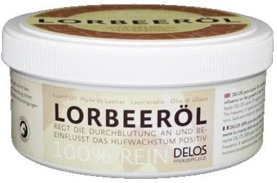 Delos Reines Lorbeeröl 100% rein Fettsalbe 300 ml