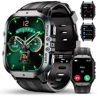Smartwatch Herren mit Telefonfunktion Armbanduhr Sportuhr Gym Fitnessuhr