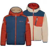 TROLLKIDS Sandvika Turnover Jacke Desert/Mystic Blue/Red Clay 176