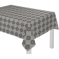 Tischdecke ADAM "Romantic Puligny" Gr. 1, schwarz, B:80cm L:80cm, Baumwolle, Tischdecken