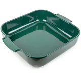 Peugeot Keramik Auflaufform APOLLIA 28cm Quadratisch Waldgrün Spülmaschinenfest