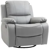 MODFU Chaiselongue Relaxsessel Freizeitstuhl Fernsehsessel, Relaxsessel drehbar mit 135° Liegefunktion & Fußstütze – Fernsehsessel für Wohnzimmer & Schlafzimmer., mit Relaxfunktion