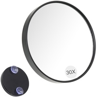 WUISOLQP Vergrößerungsspiegel 30X Kosmetikspiegel vergrößerungsspiegel mit Saugnapf Ohne Bohren Tragbarer für Reise Vergrößerungsspiegel Stick auf Duschspiegel für Zupfen Augenbrauen usw