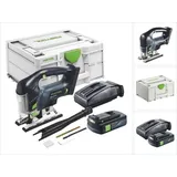 Carvex psbc 420-Basic Akku Pendelstichsäge 18 v 120 mm Brushless + 1x Akku 3,0 Ah + Ladegerät + Systainer - Festool