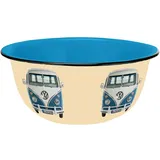 Geda Labels GEDALABELS Müslischale VW blauer Bulli Emaille-Optik 600ml