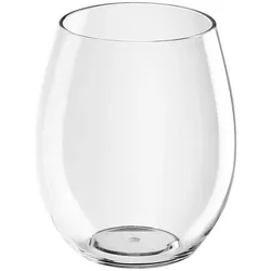 60 Mehrwegbecher Wasserglas 390ml Wiederverwendbar Kunststoff unzerbrechlich transparent Wasser Becher