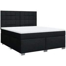vidaXL Boxspringbett 180 x 200 cm Schwarz