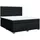 vidaXL Boxspringbett 180 x 200 cm Schwarz